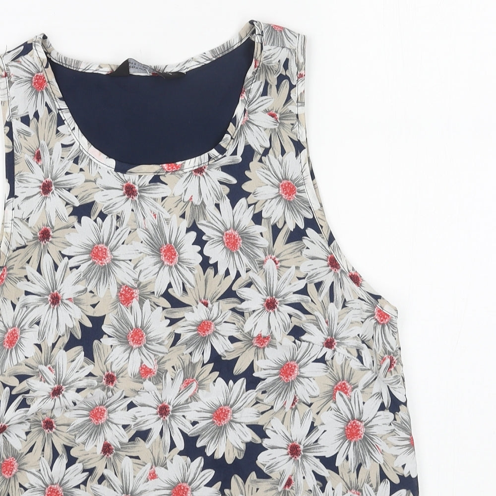 Womens UK Size 8 Dorothy Perkins White Basic Tank