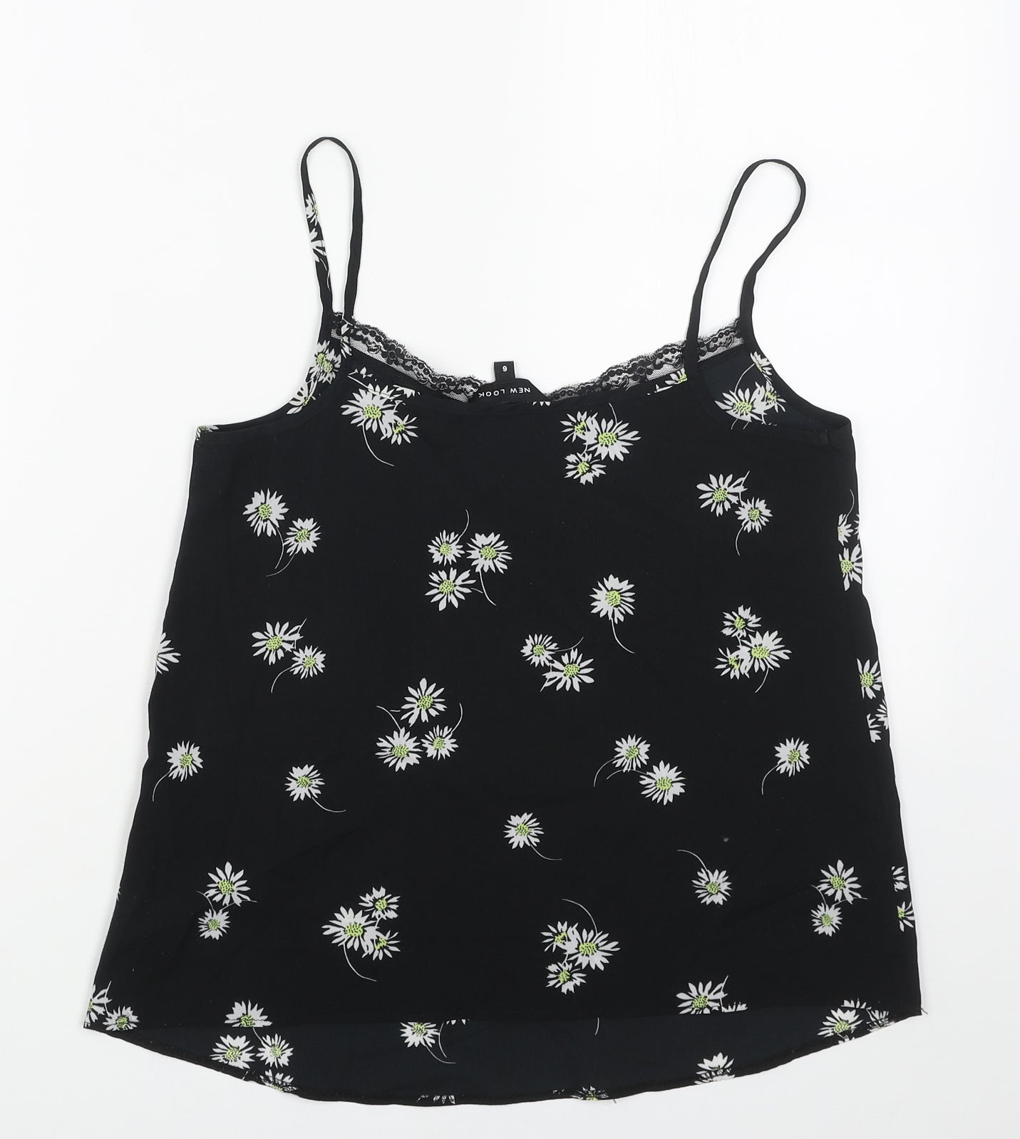 Womens UK Size 6 New Look Black Basic Tank