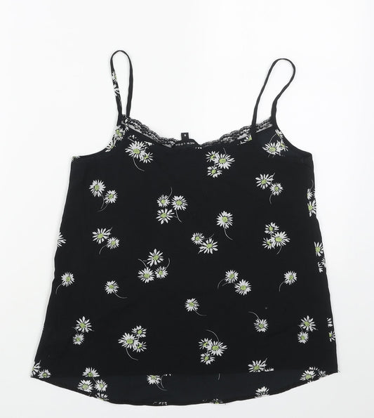 Womens UK Size 6 New Look Black Basic Tank