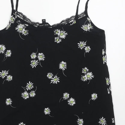 Womens UK Size 6 New Look Black Basic Tank