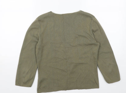 Womens UK Size 14 Principles Green Pullover Jumper