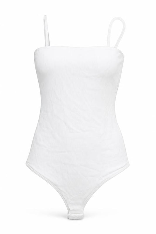 Womens UK Size 12 Boohoo One-Piece White Bodysuit