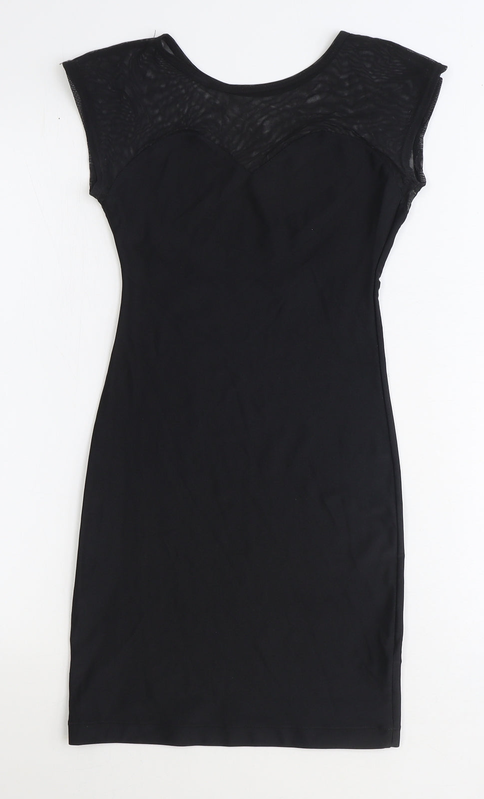 American Apparel Womens Black Polyester A-Line Size XS Round Neck Pullover - Size XS/S