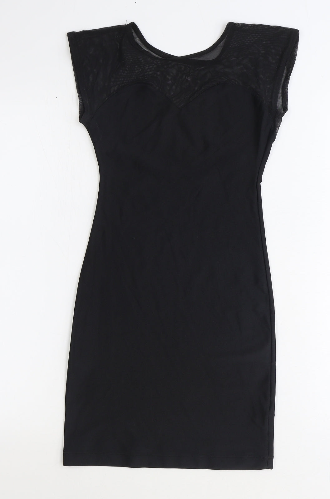 American Apparel Womens Black Polyester A-Line Size XS Round Neck Pullover - Size XS/S