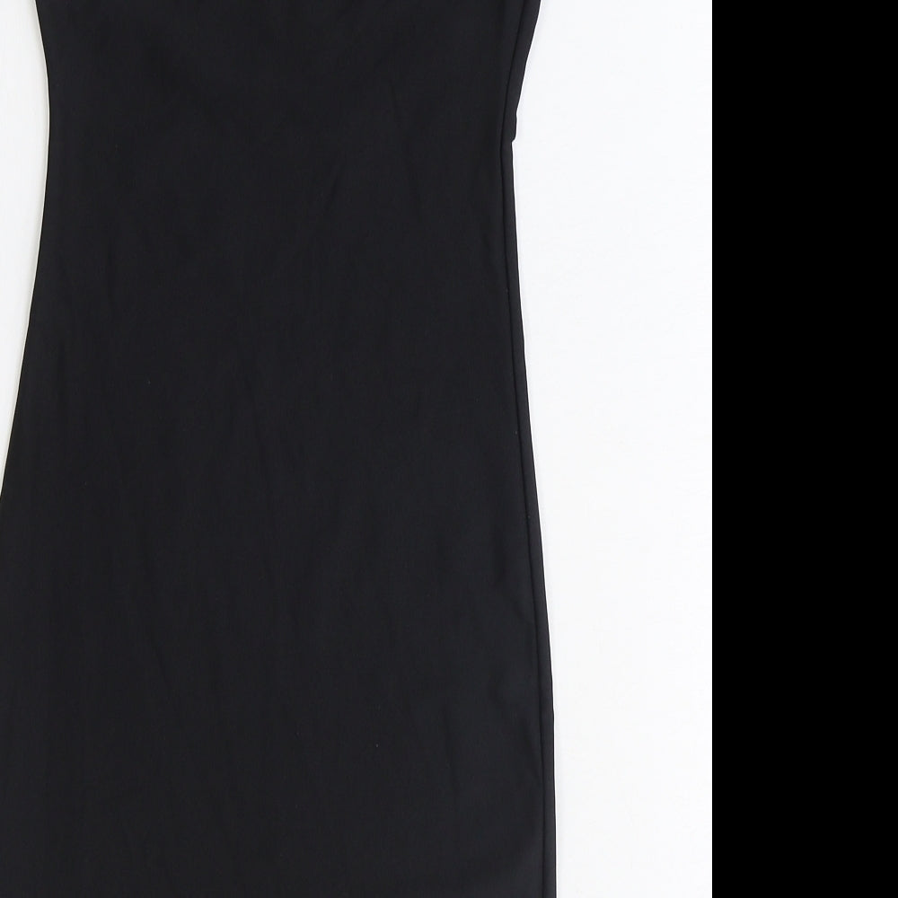 American Apparel Womens Black Polyester A-Line Size XS Round Neck Pullover - Size XS/S