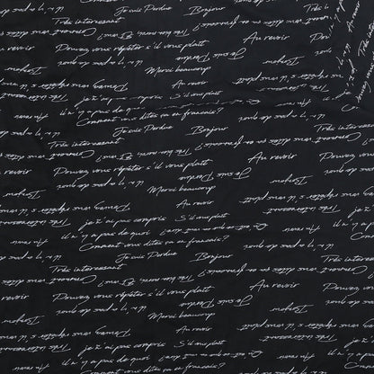 Primark Womens Black Geometric 100% Cotton Basic T-Shirt Size 20 Round Neck