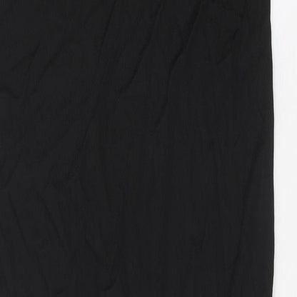 Limited Edition Womens Black Viscose Tank Dress Size 10 Round Neck Pullover