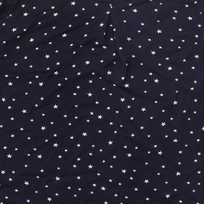 Womens UK Size 16 Dorothy Perkins Blue Cropped Blouse