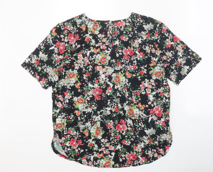 Womens UK Size 12 Therapy Multicoloured Basic T-Shirt