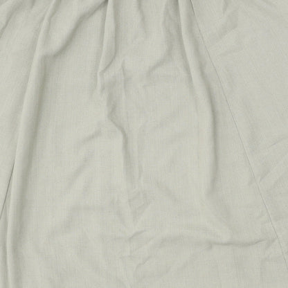 Bonmarché Womens Green Polyester Swing Skirt Size 14 Button