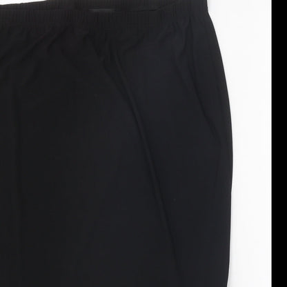 Antthony Womens Black Polyester Trumpet Skirt Size XL