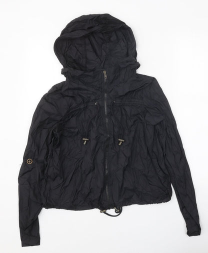 Bluenotes Womens Black Jacket Size XS Zip