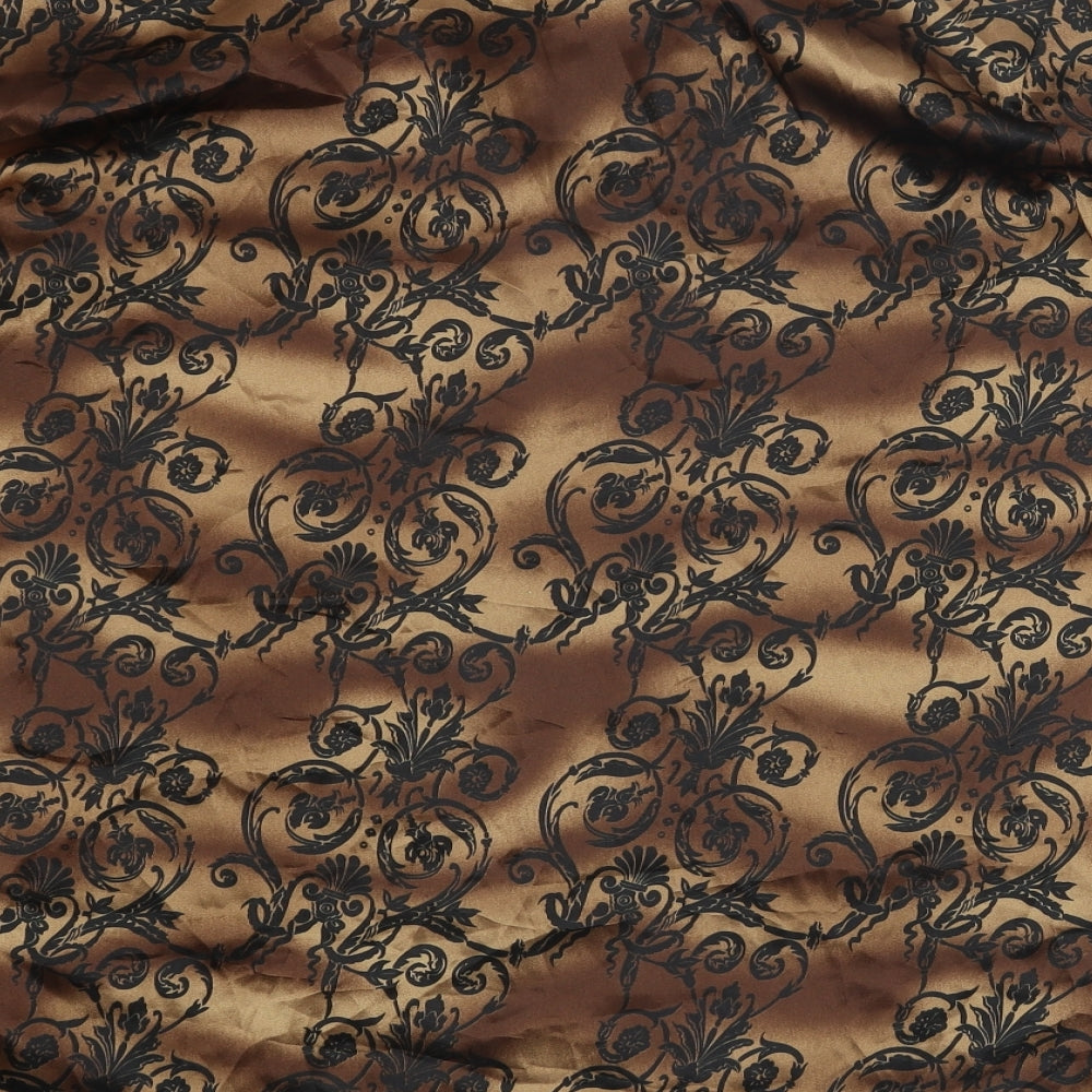 Womens UK Size 16 Notations Brown Basic Button-Up