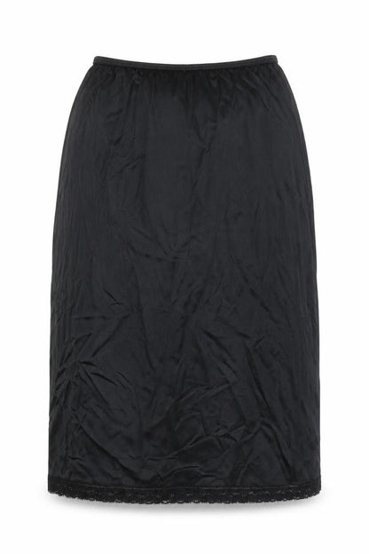 Preworn Womens Black Nylon Straight & Pencil Skirt Size 10