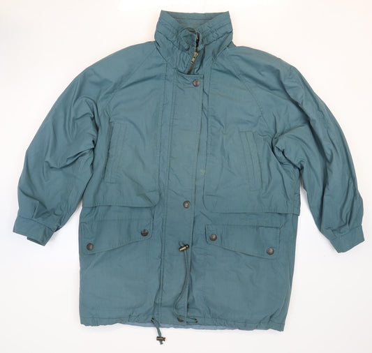 C&A Womens Blue Jacket Size 16 Zip