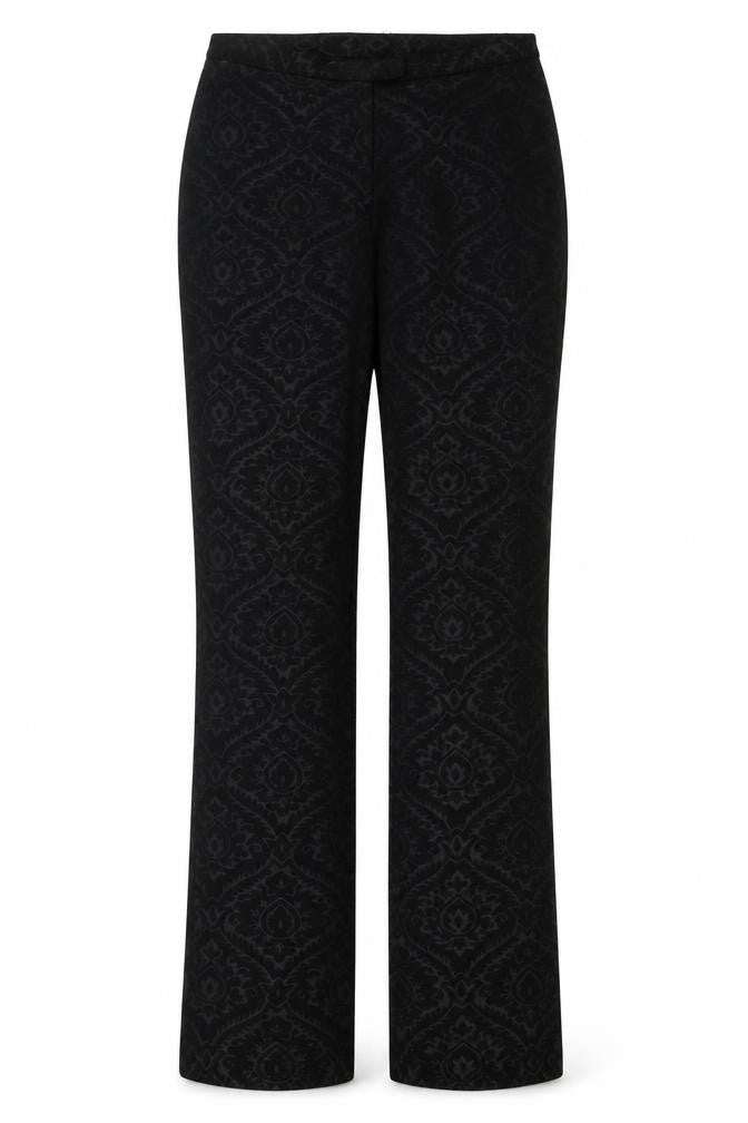 Womens UK Size 10 Oasis Regular Fit  Black Trousers