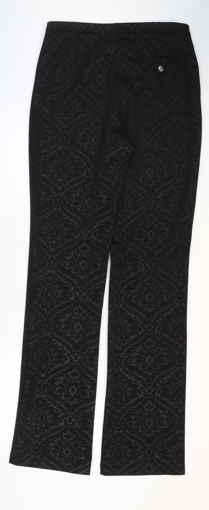 Womens UK Size 10 Oasis Regular Fit  Black Trousers