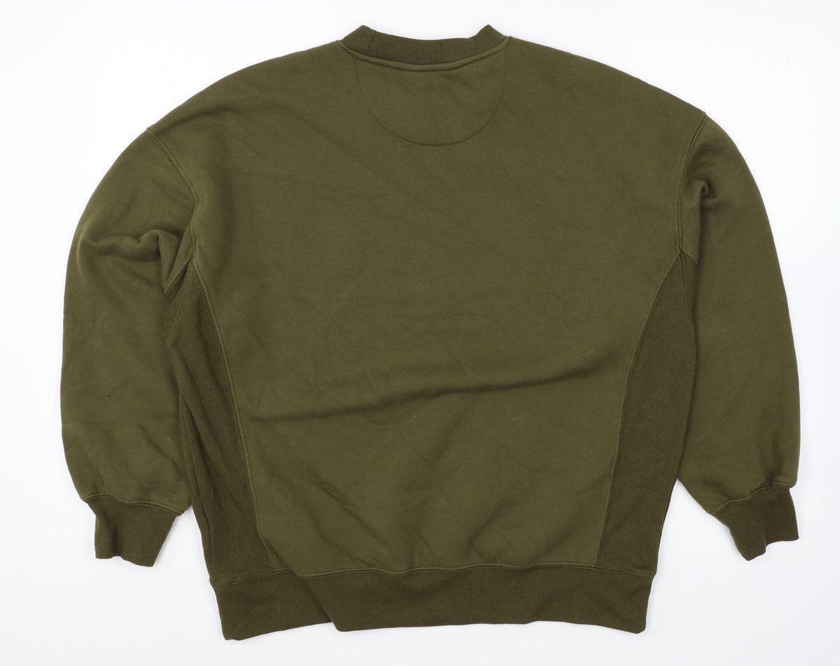 Primark Womens Green Polyester Pullover Sweatshirt Size XS Pullover
