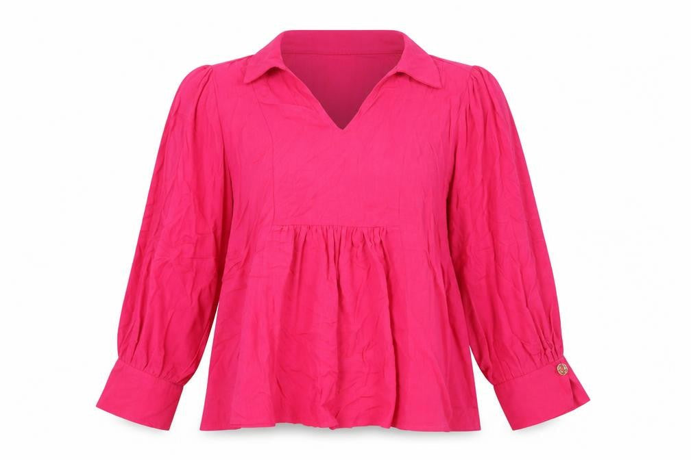 Womens UK Size 8 F&F Pink Basic Blouse