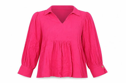 Womens UK Size 8 F&F Pink Basic Blouse