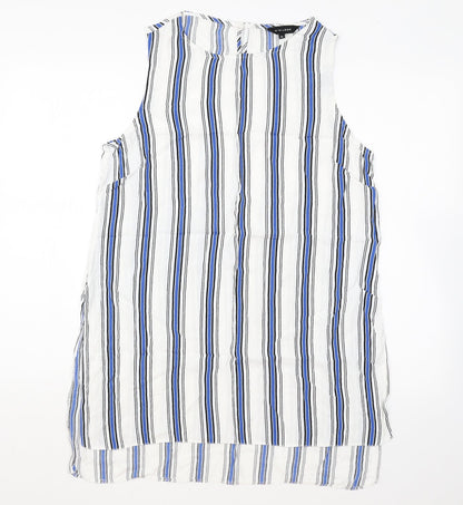 Womens UK Size 12 New Look White Basic Tank