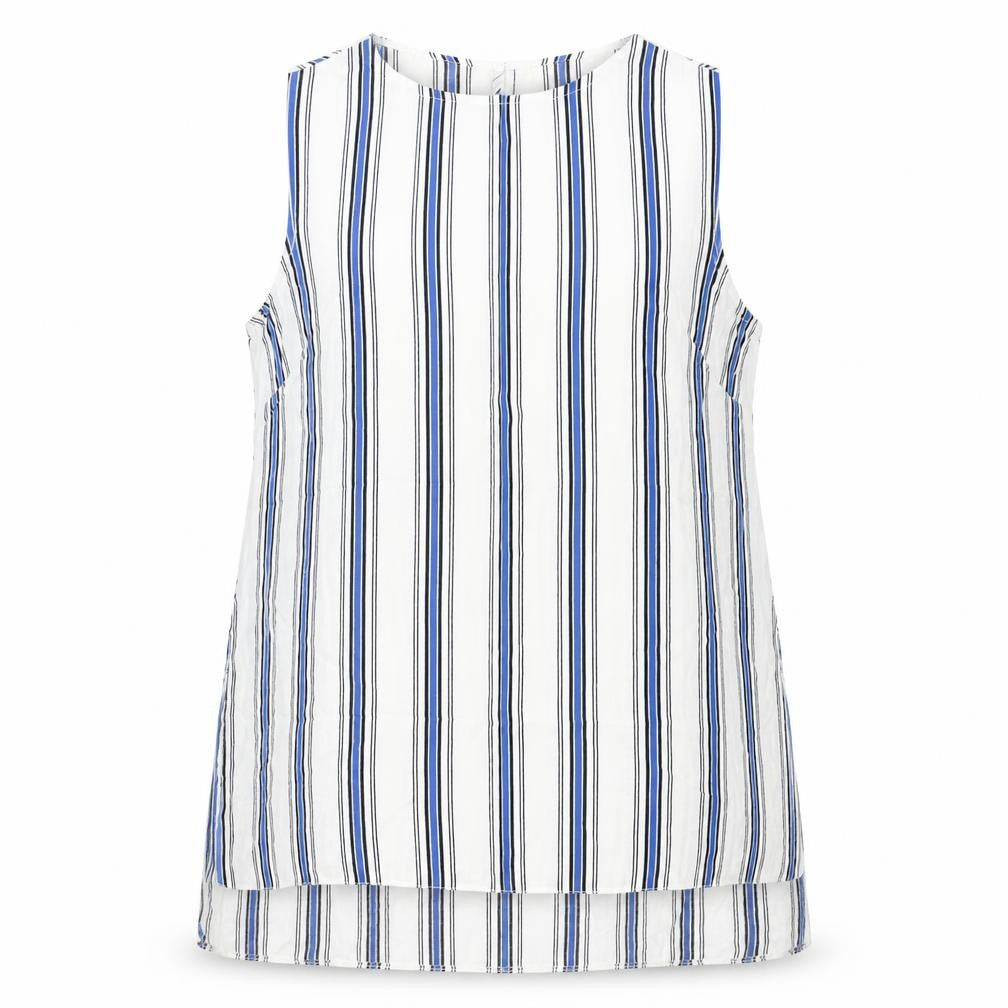Womens UK Size 12 New Look White Basic Tank