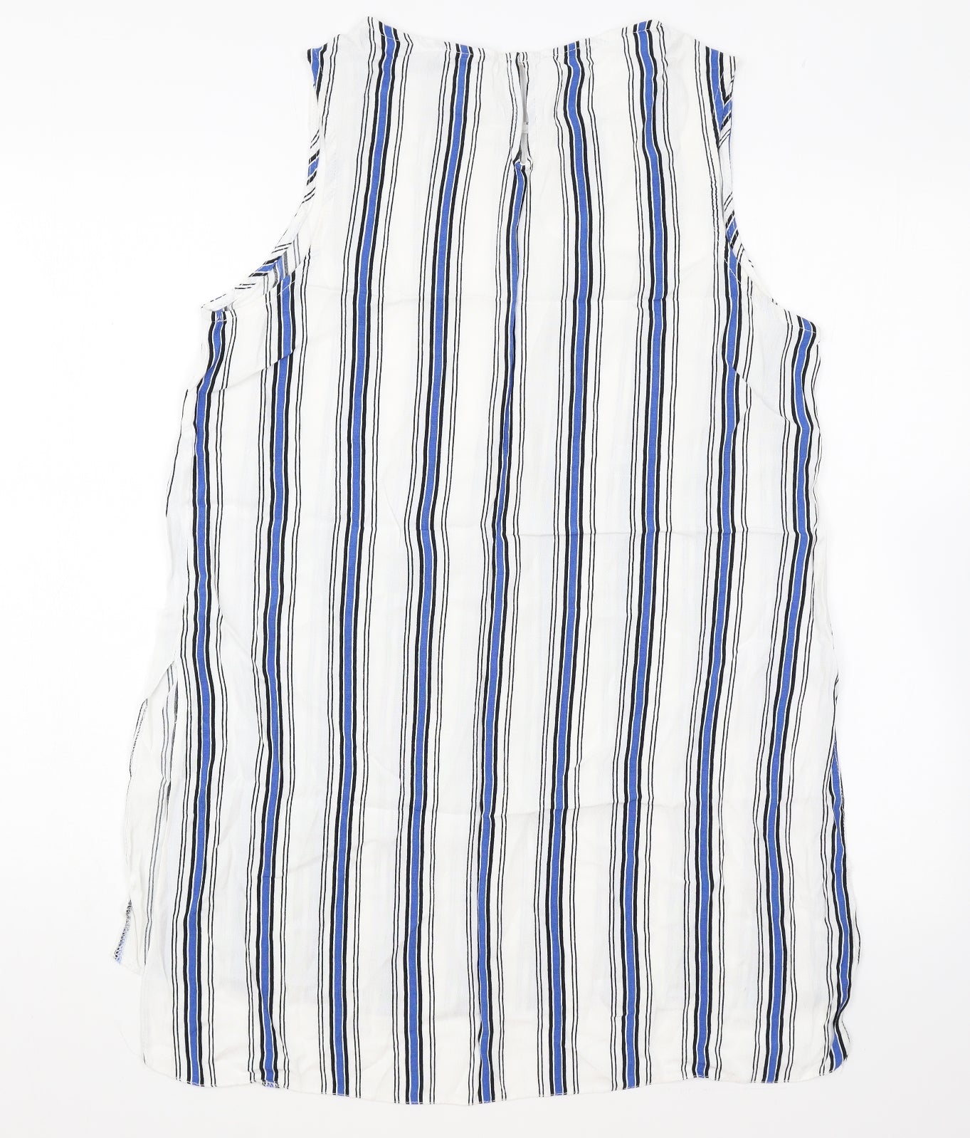 Womens UK Size 12 New Look White Basic Tank