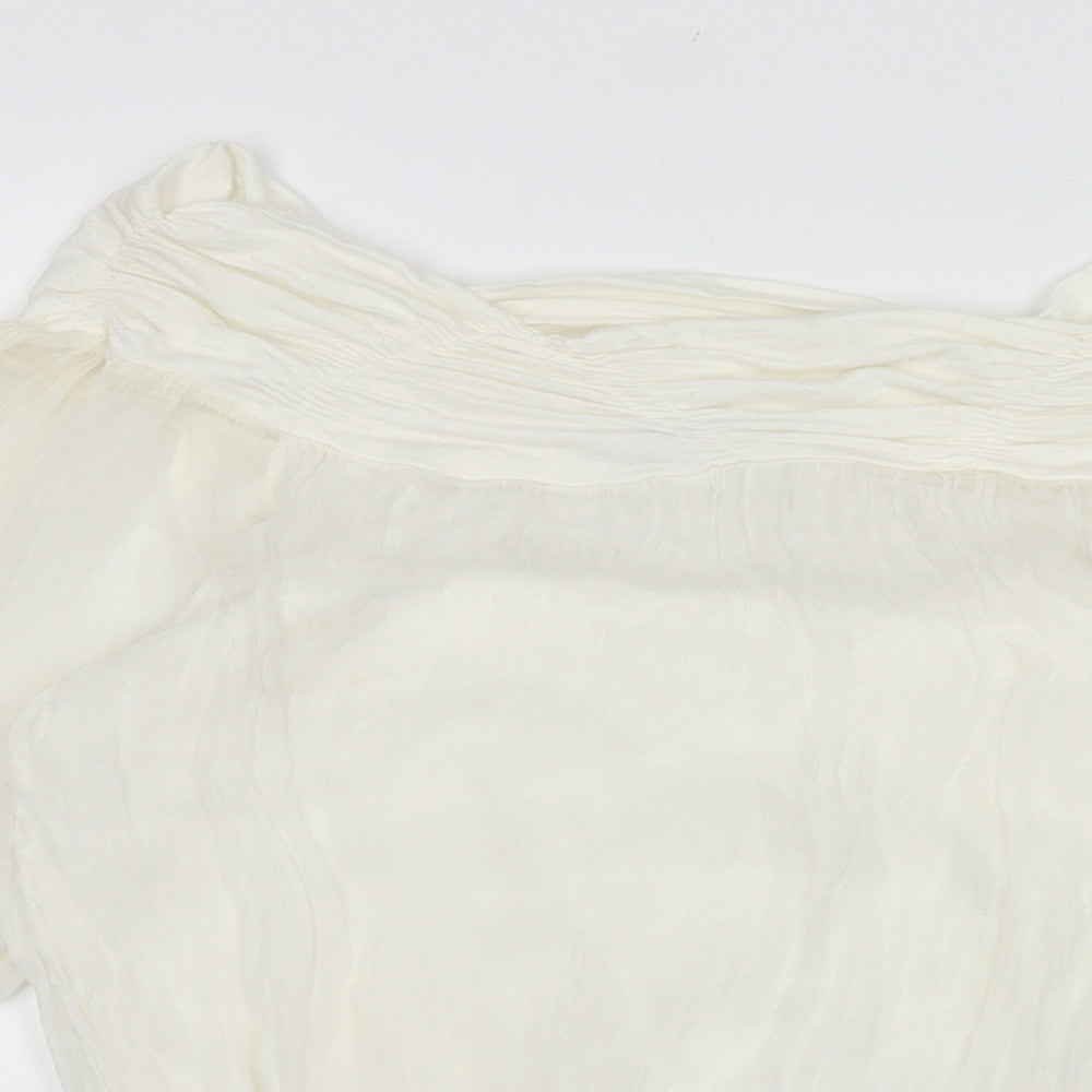 Womens UK Size S Phase Eight White Basic Blouse