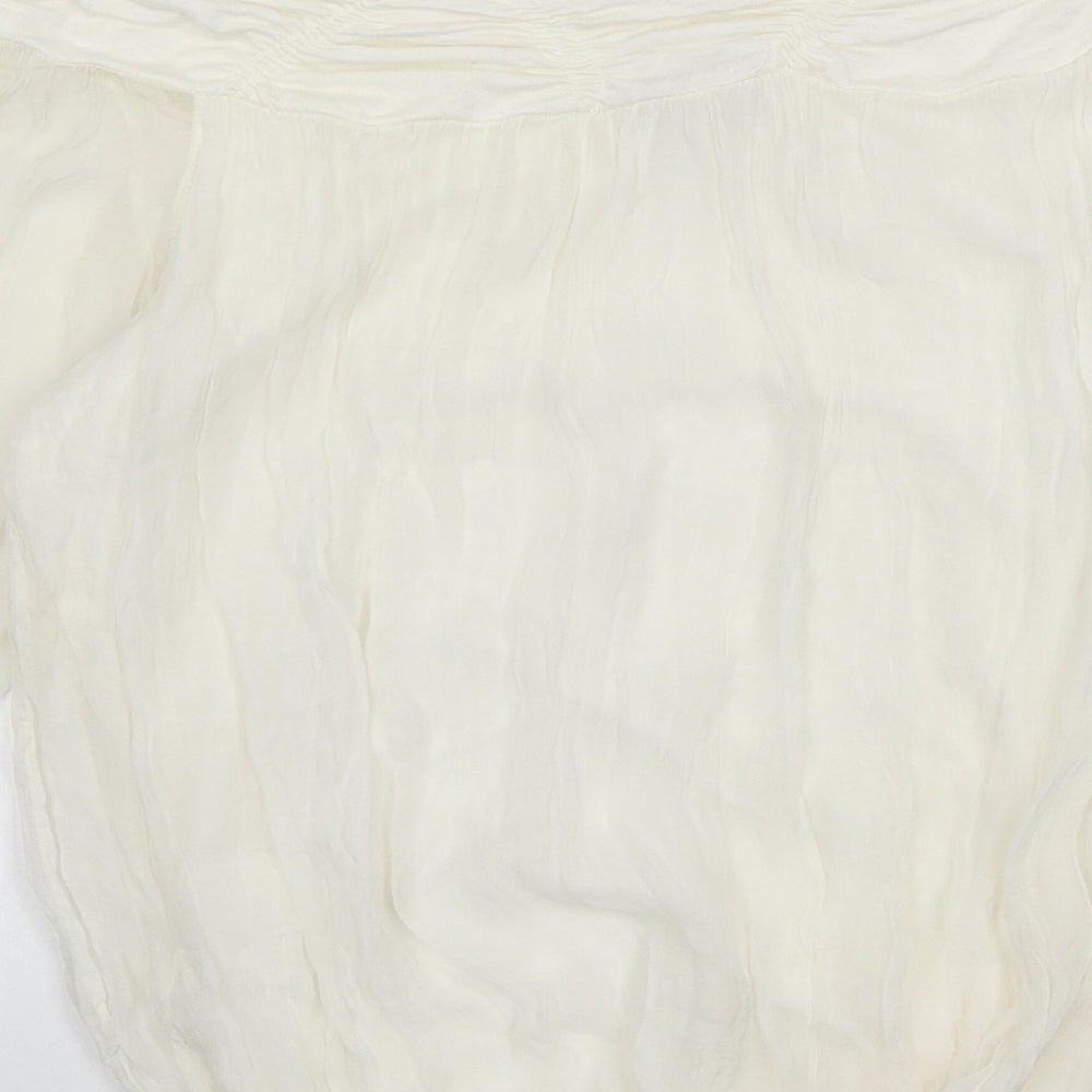 Womens UK Size S Phase Eight White Basic Blouse