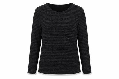 Womens UK Size M Fransa Black Basic T-Shirt