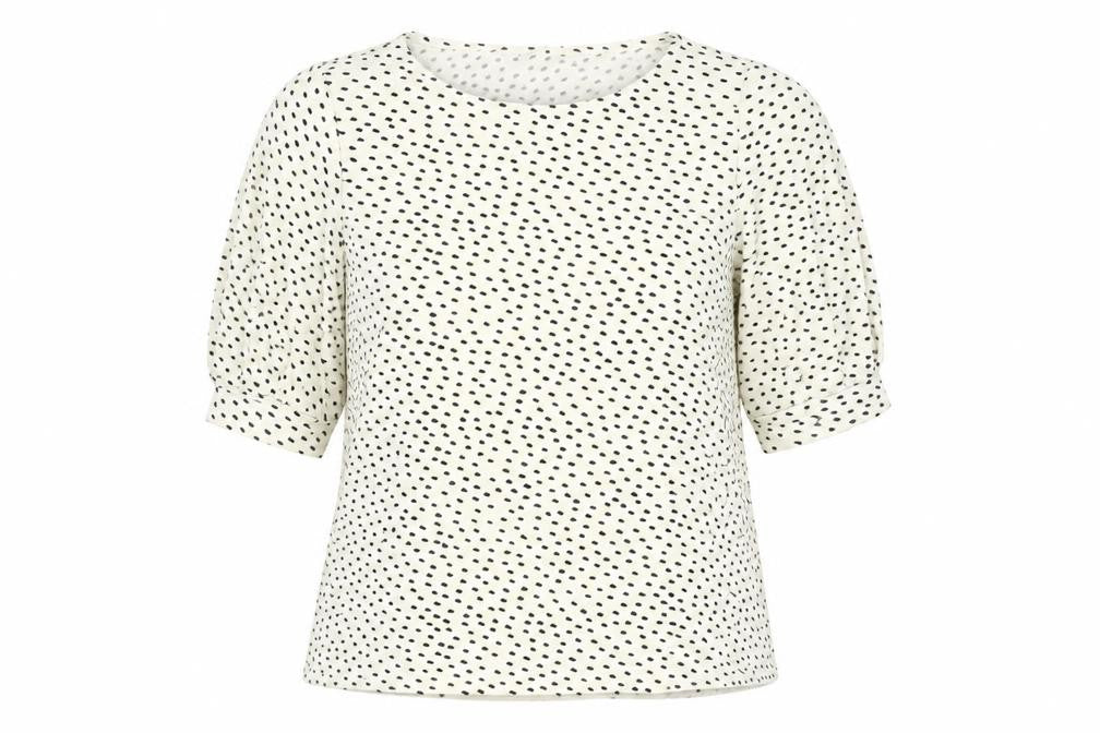 Womens UK Size L H&M Ivory Basic T-Shirt