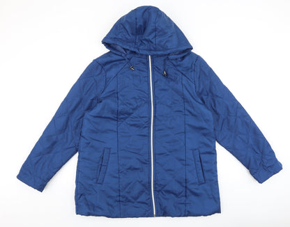 Womens UK Size M Anna De Lancay Blue Jacket