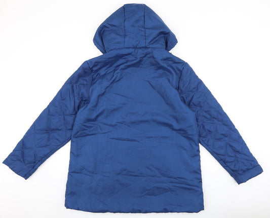 Anna De Lancay Womens Blue Jacket Size M Zip