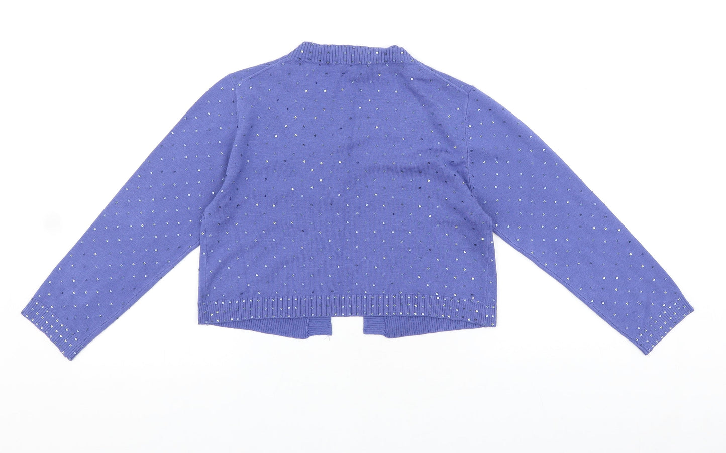 Womens UK Size S M&Co Purple Shrug Jumper