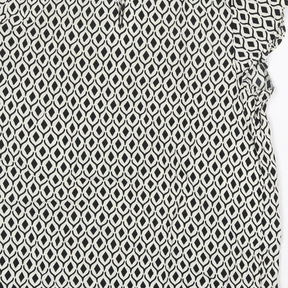Womens UK Size 8 H&M White Basic Blouse