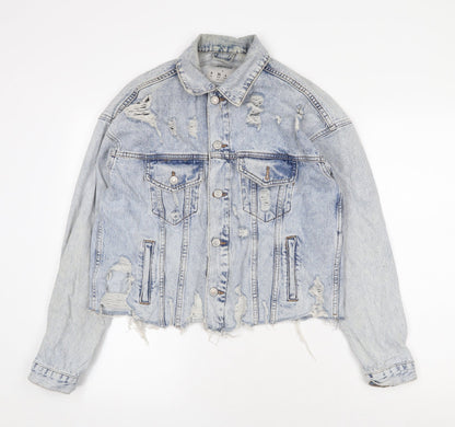 Womens UK Size 8 Denim & Co. Blue Jacket