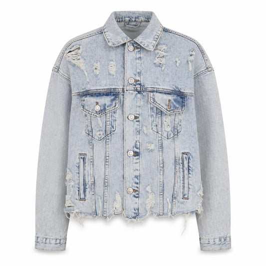 Womens UK Size 8 Denim & Co. Blue Jacket
