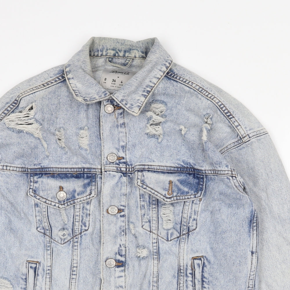 Womens UK Size 8 Denim & Co. Blue Jacket