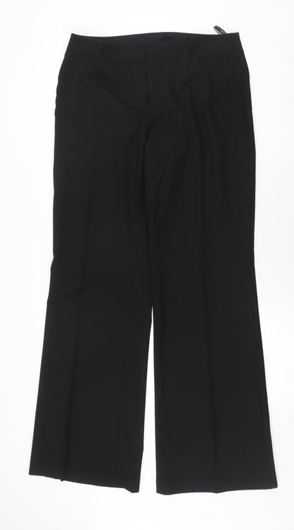 Womens UK Size 14 Marks and Spencer Regular Fit  Black Trousers