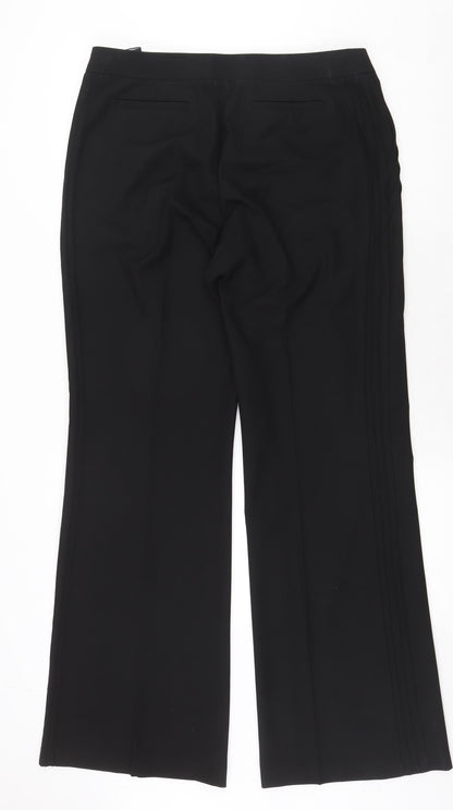 Womens UK Size 14 Marks and Spencer Regular Fit  Black Trousers