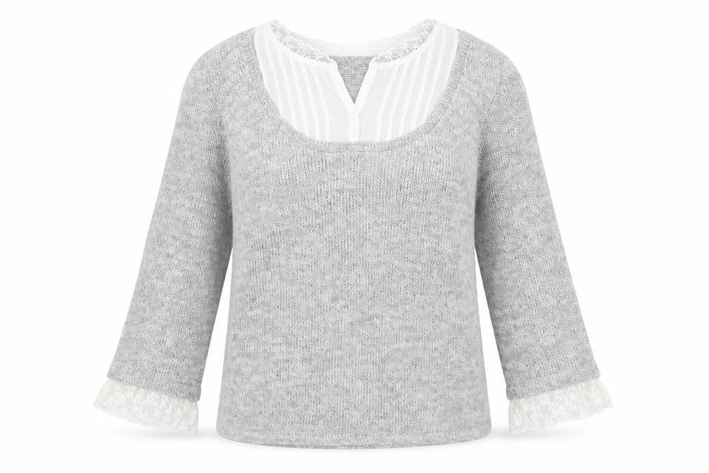 Womens UK Size L Per Una Grey Pullover Jumper