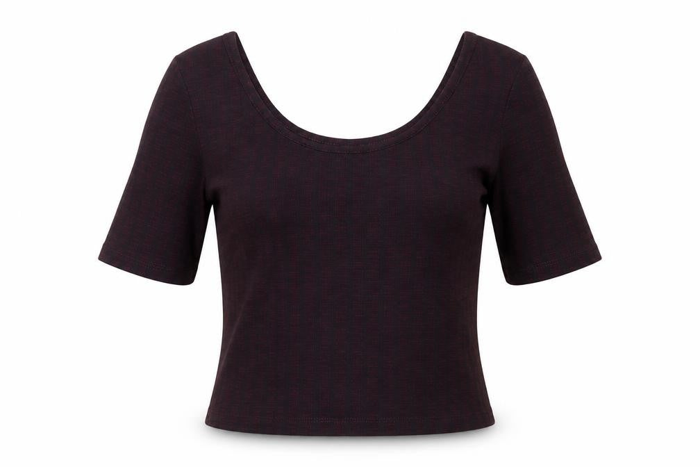 Womens UK Size 10 New Look Red Basic Blouse