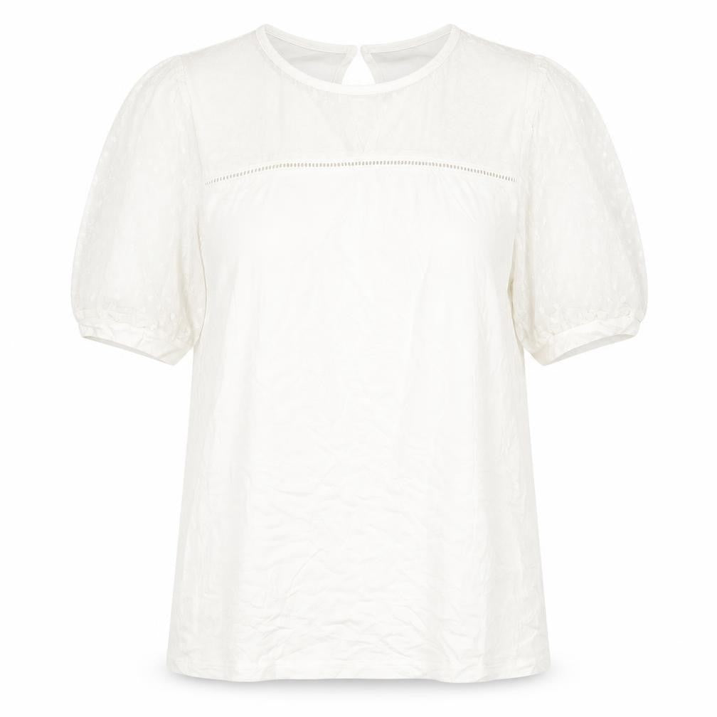 Womens UK Size 12 M&Co White Basic T-Shirt