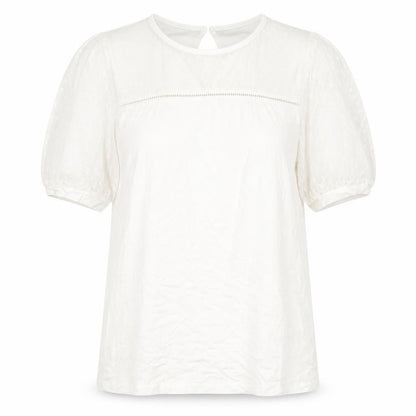 Womens UK Size 12 M&Co White Basic T-Shirt