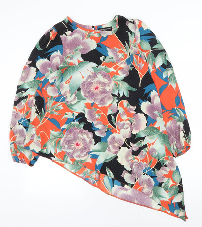 Womens UK Size 10 Dorothy Perkins Multicoloured Basic Blouse