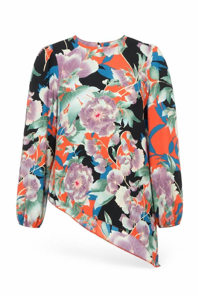 Womens UK Size 10 Dorothy Perkins Multicoloured Basic Blouse