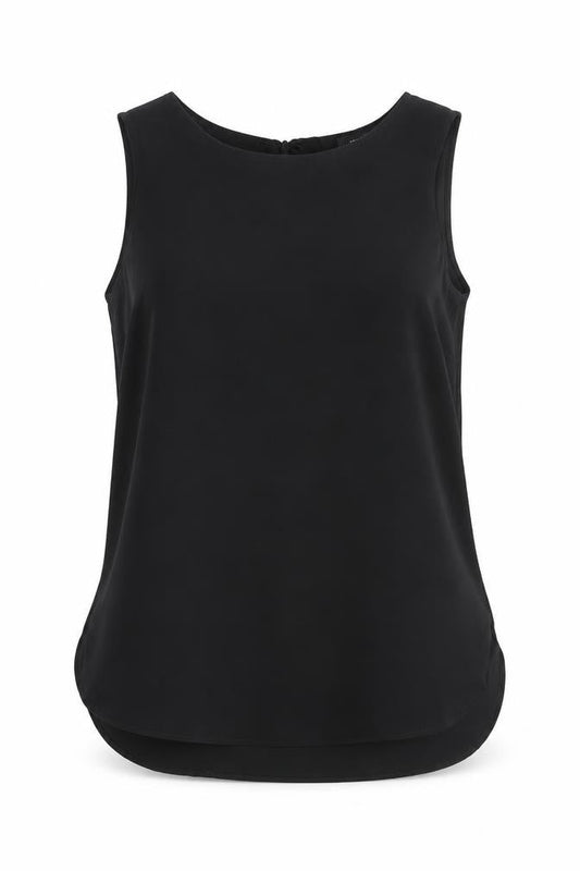 Womens UK Size 10 Papaya Black Basic Tank