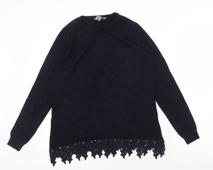 Womens UK Size 12 Dorothy Perkins Blue Basic Blouse