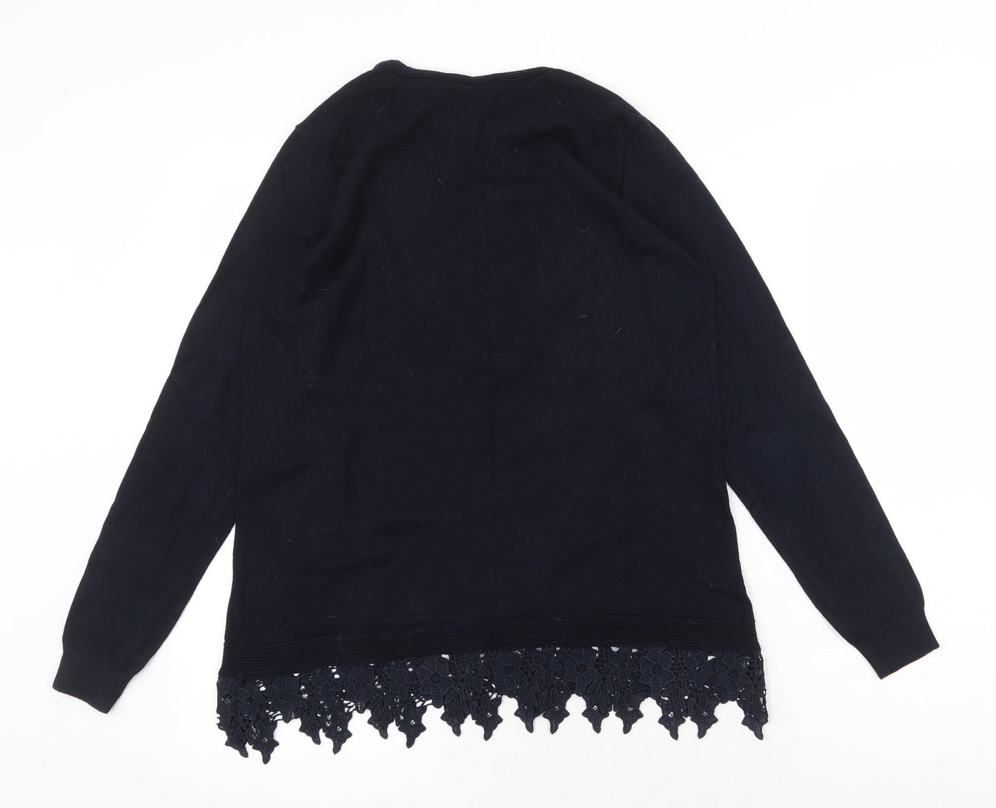 Womens UK Size 12 Dorothy Perkins Blue Basic Blouse