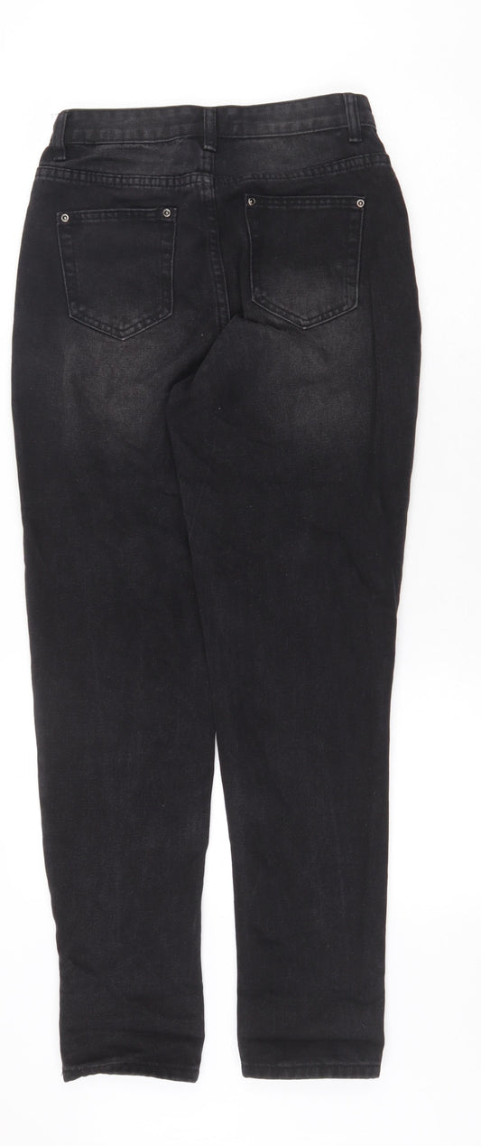 I SAW IT FIRST Womens Black Cotton Skinny Jeans Size 6 Regular Zip